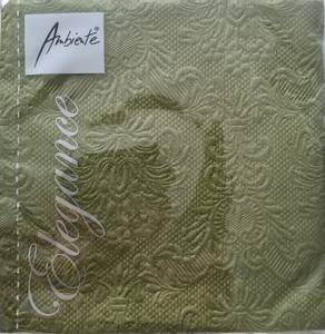 Bilde av Elegance servietter Olive Green kaffe